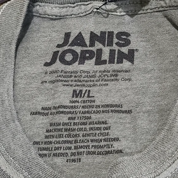 Forever 21 Janis Joplin T shirt size M - Picture 3 of 4